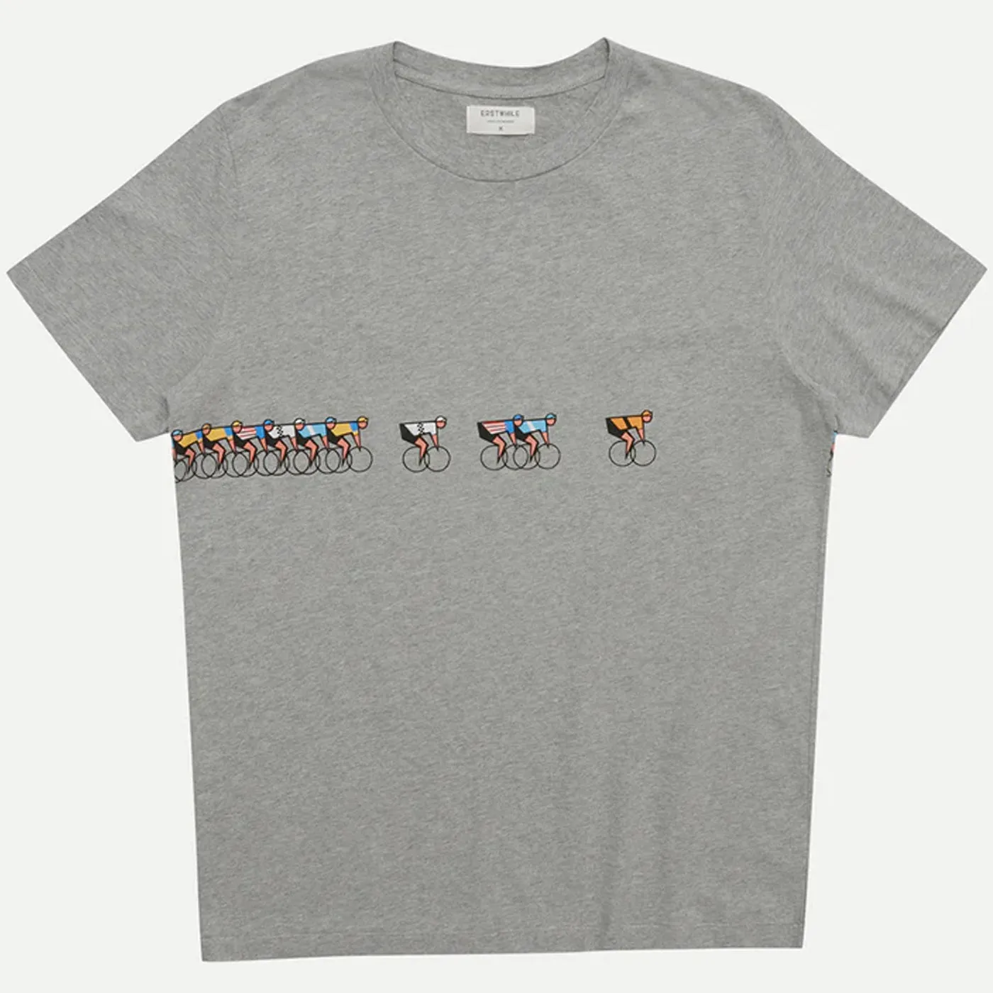 T-Shirt Erstwhile Tete de la Course 70S - Grigio