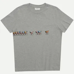 T-Shirt Erstwhile Tete de la Course 70S - Grigio