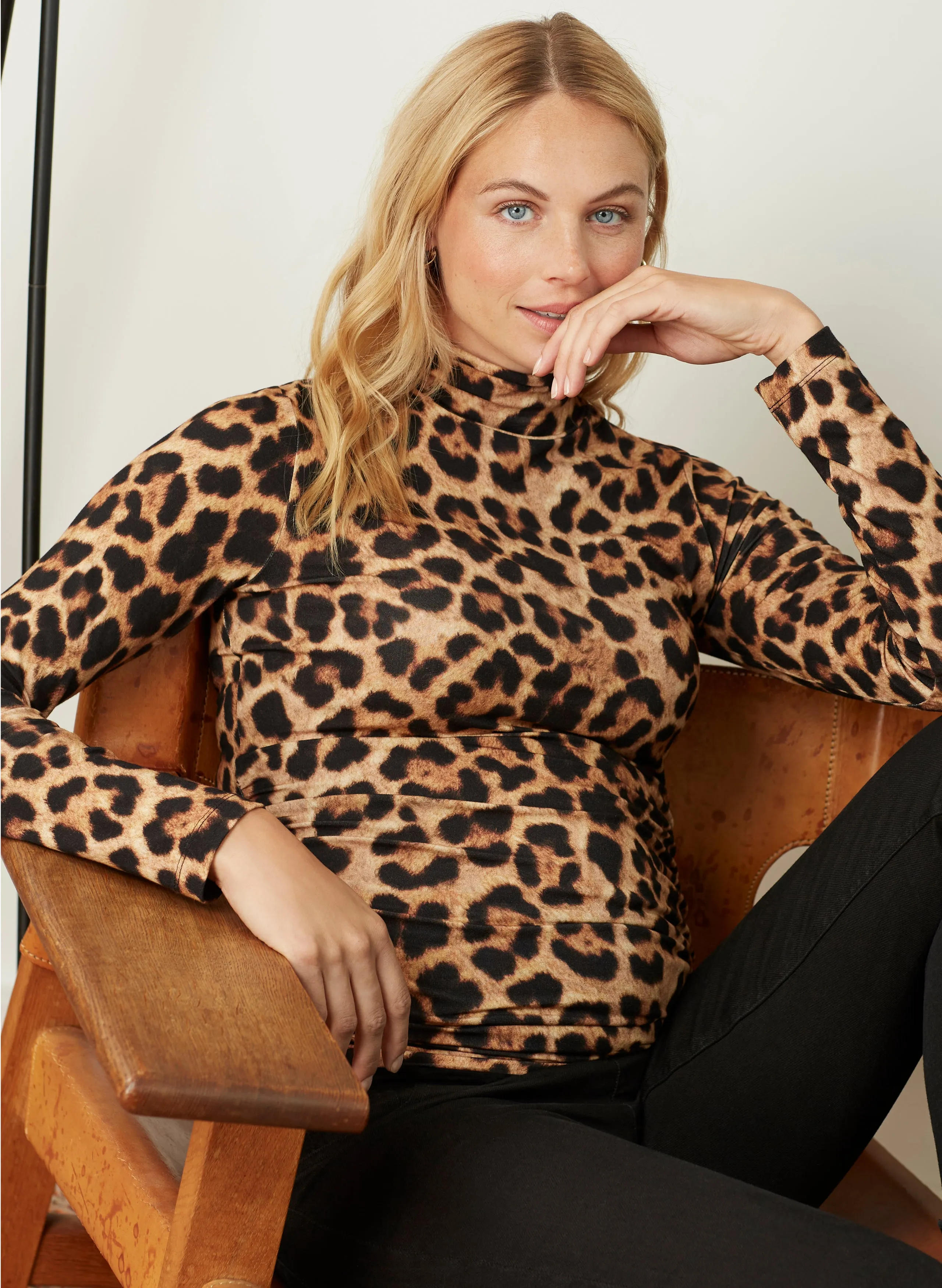 The Maternity Turtleneck with LENZING™ ECOVERO™