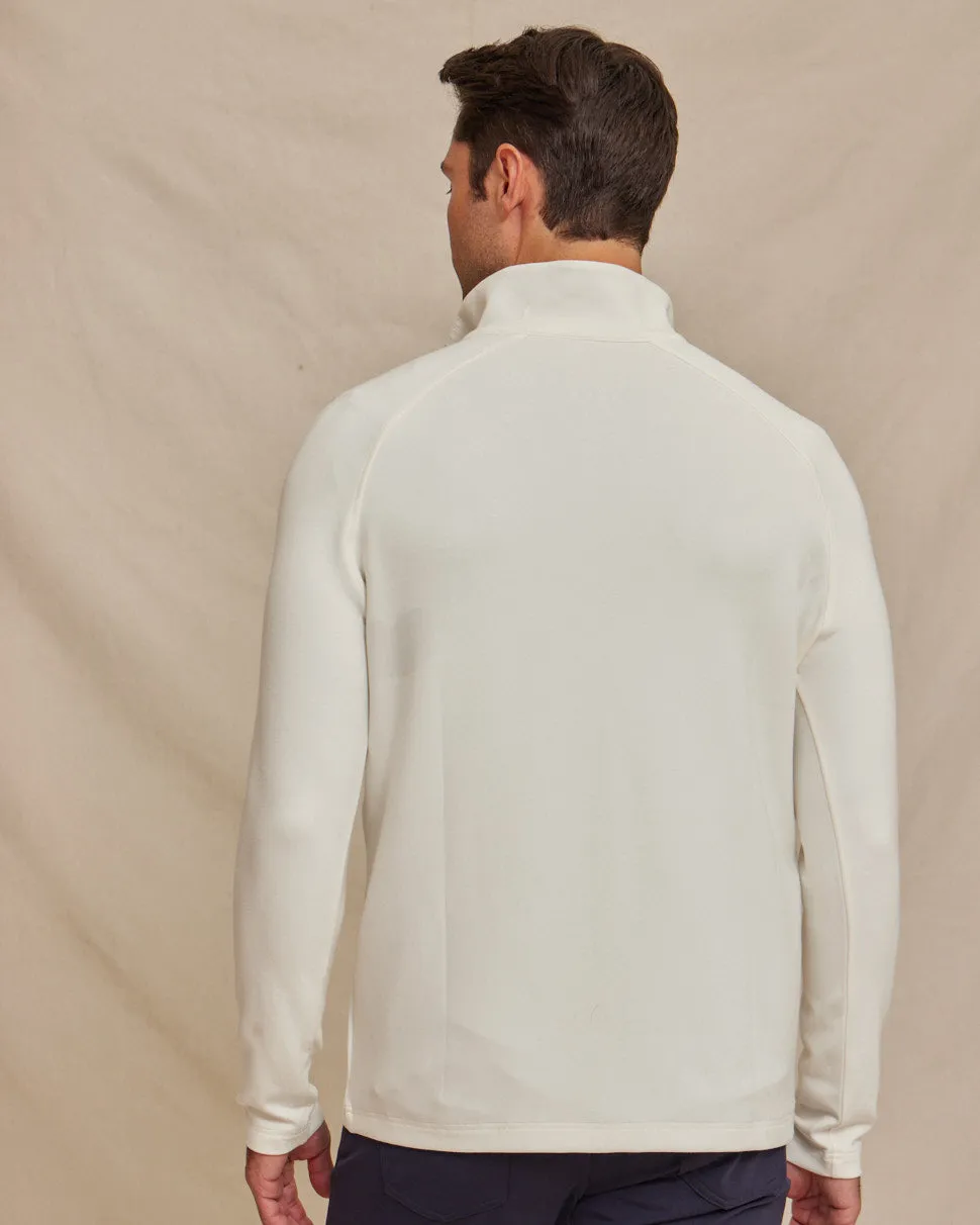 The Voyager - Performance 1/4 Zip Pullover - Ivory