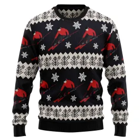 Ugly Christmas Sweater JulesRoche Cozy All-Over-Print Holiday
