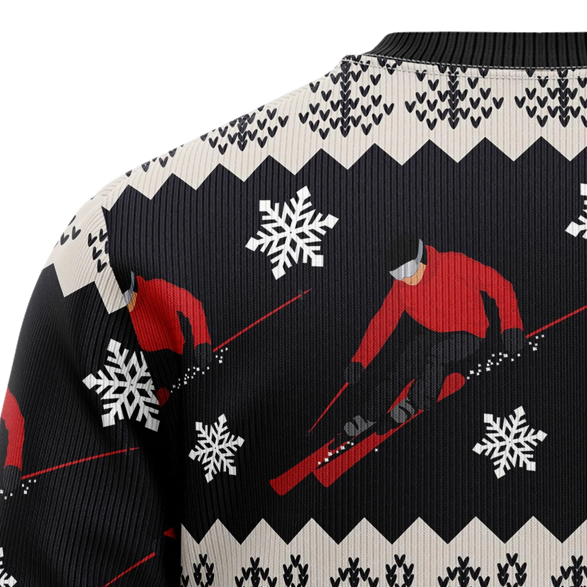 Ugly Christmas Sweater JulesRoche Cozy All-Over-Print Holiday