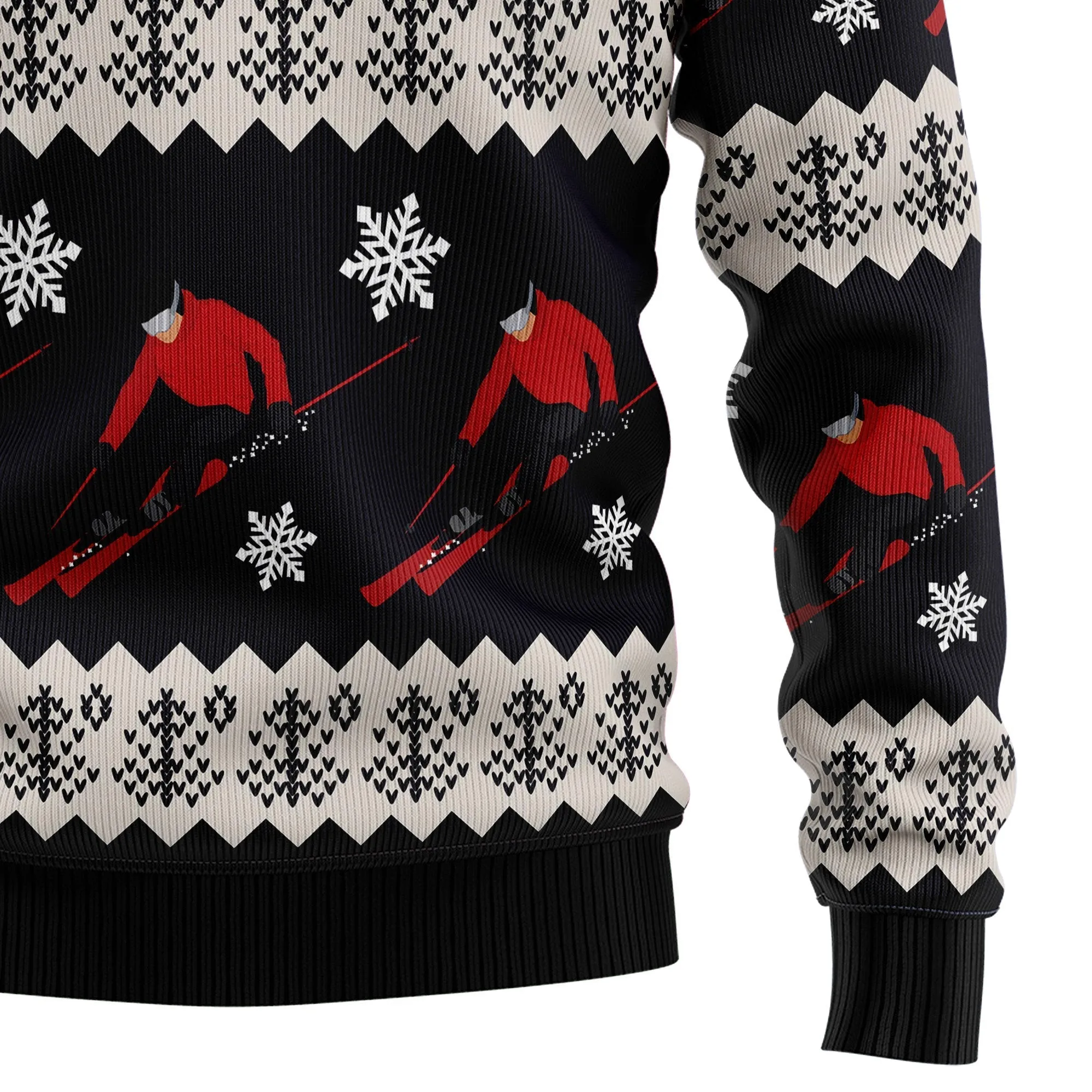 Ugly Christmas Sweater JulesRoche Cozy All-Over-Print Holiday