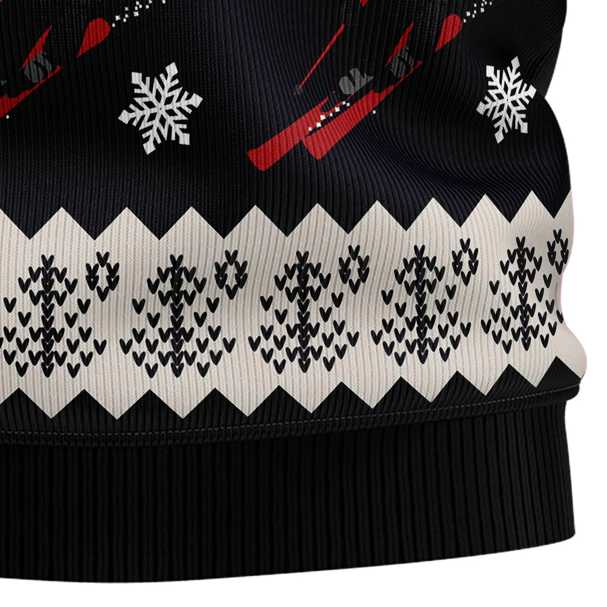 Ugly Christmas Sweater JulesRoche Cozy All-Over-Print Holiday