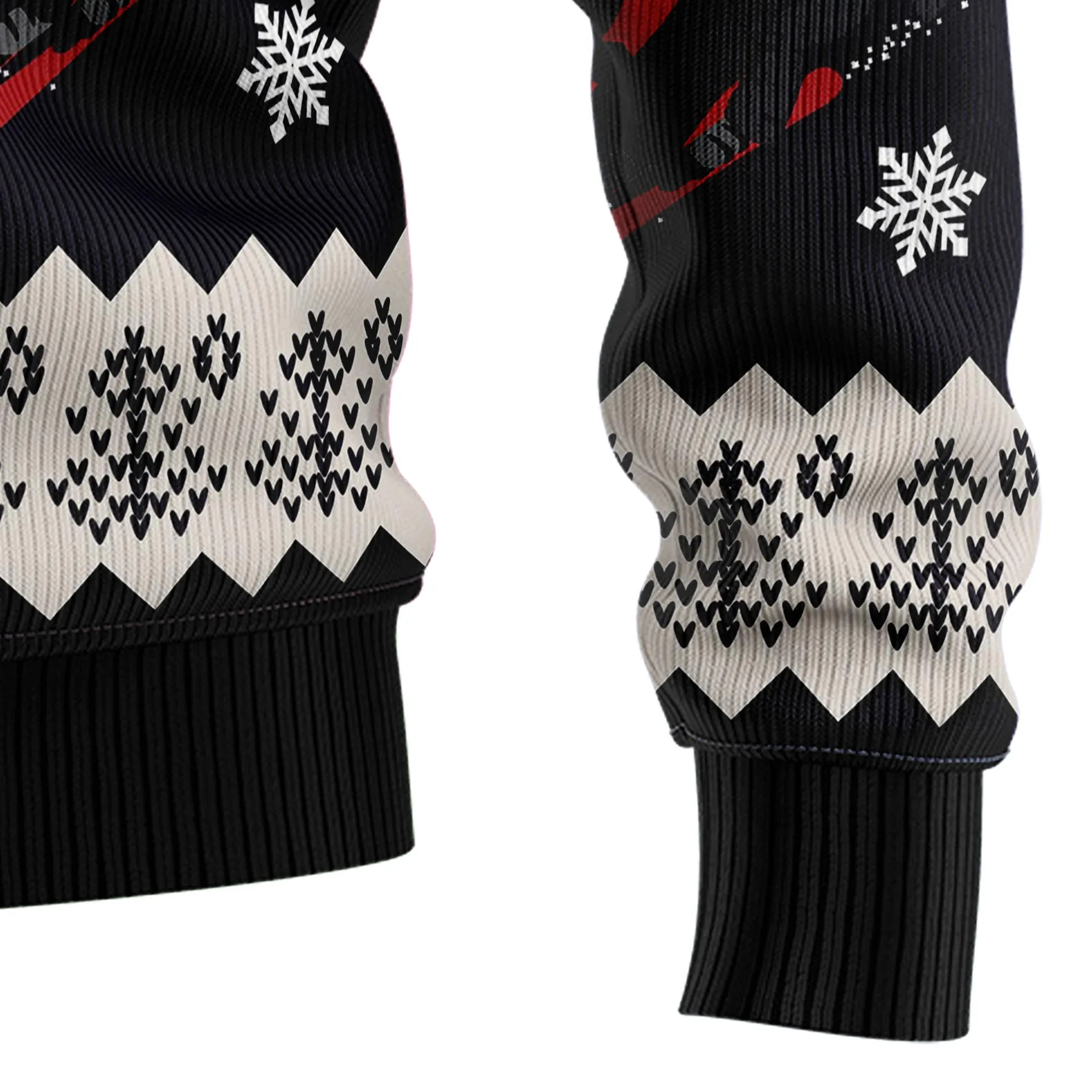 Ugly Christmas Sweater JulesRoche Cozy All-Over-Print Holiday