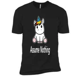 Unicorn Dab Assume Nothing Transgender Pride T-Shirt shirt