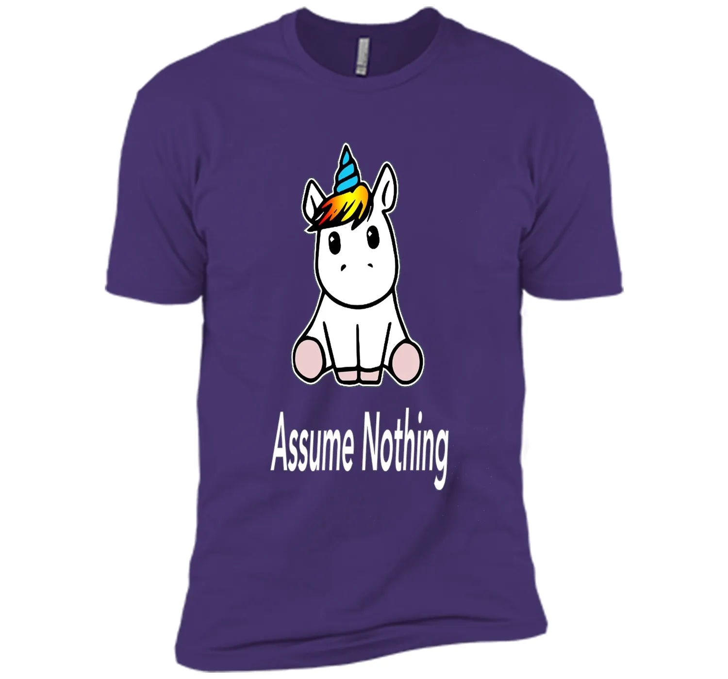 Unicorn Dab Assume Nothing Transgender Pride T-Shirt shirt