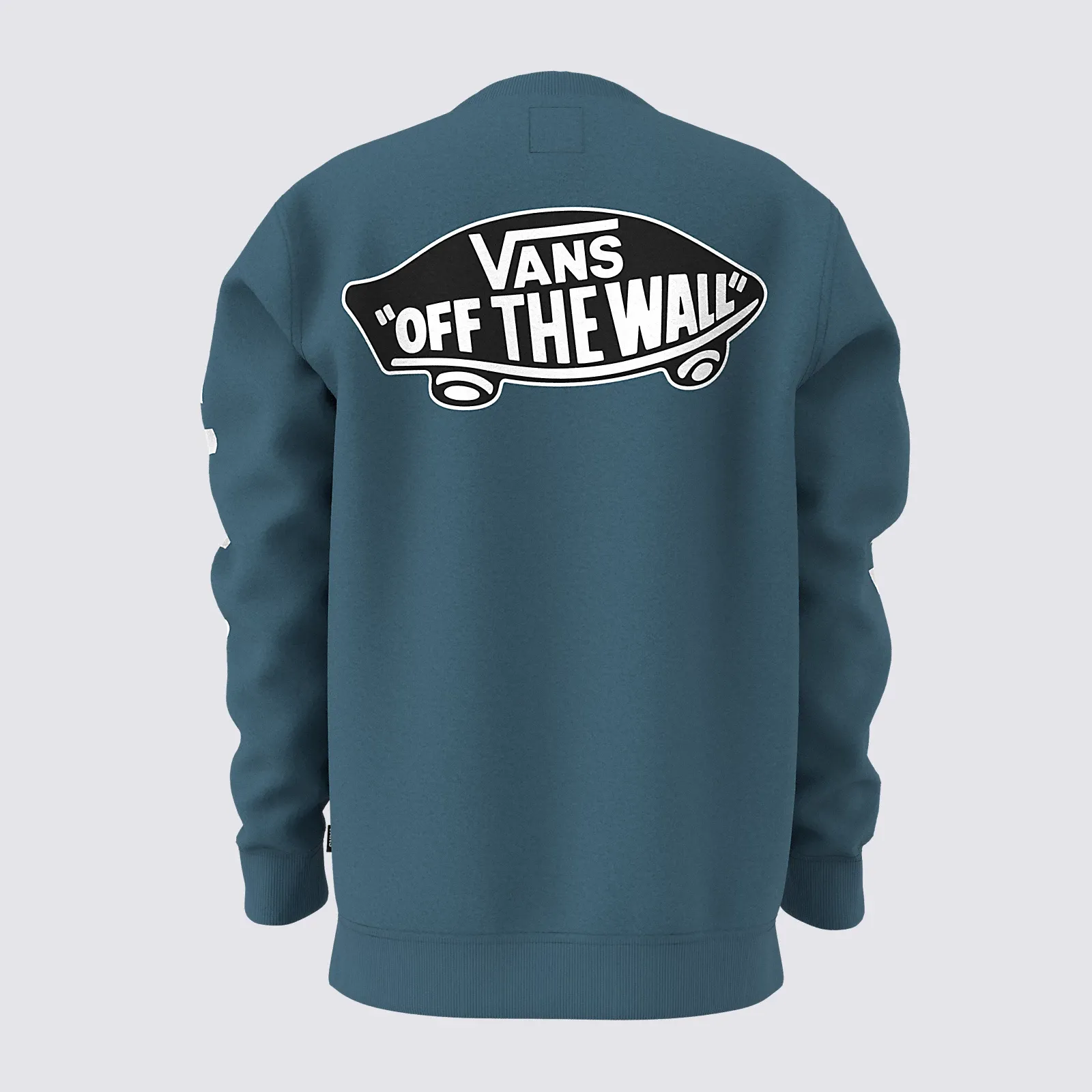 Vans Kids Exposition Check Pullover Crew Fleece Teal VN0A3HWCBR4