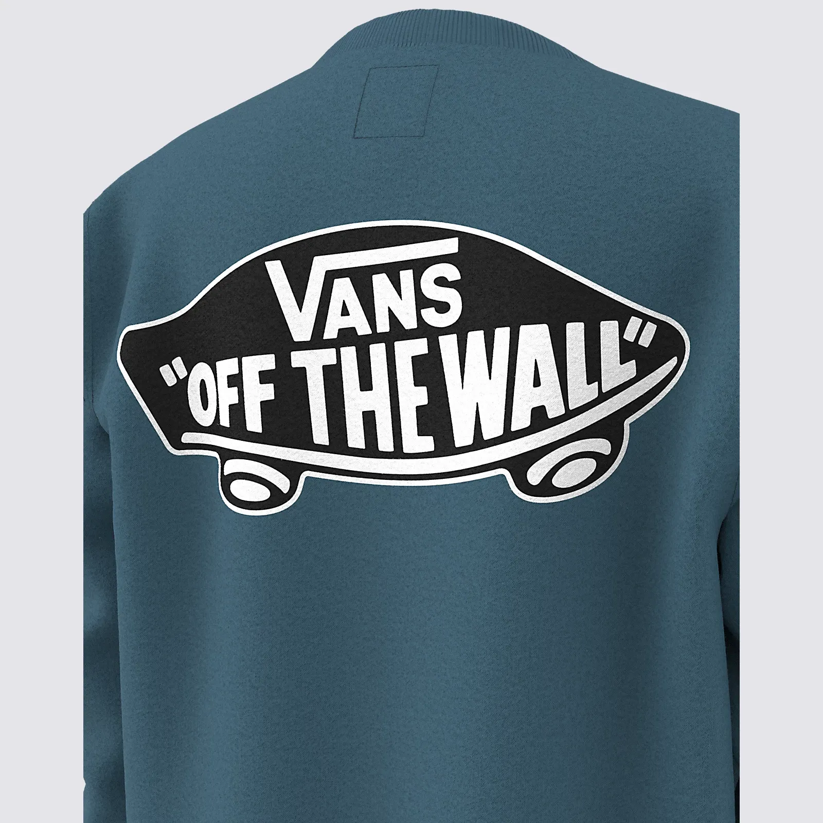 Vans Kids Exposition Check Pullover Crew Fleece Teal VN0A3HWCBR4