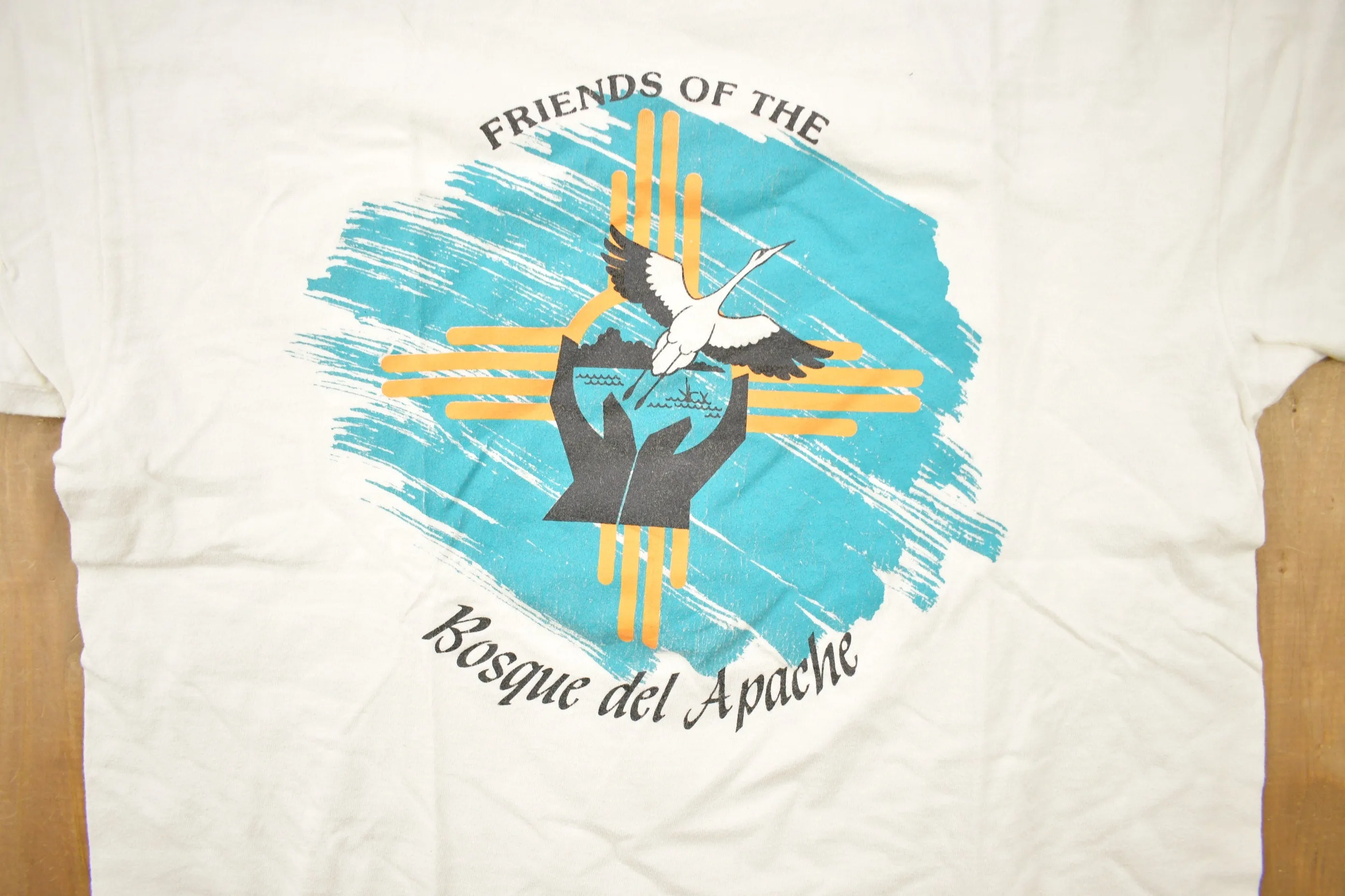 Vintage 1990s Friends Of The Apache Graphic T-Shirt