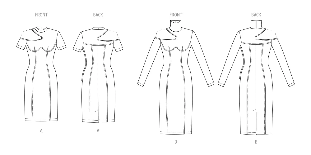 Vogue Pattern V1969 Misses' Dress