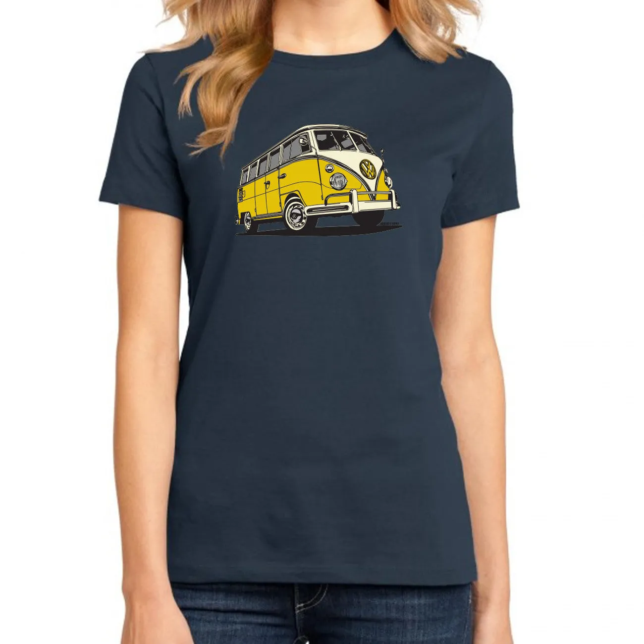 VOLKSWAGEN BUS LADIES FIT T-SHIRT