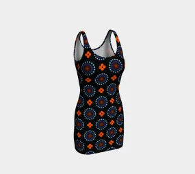 Wheels of Fortune Bodycon Dress