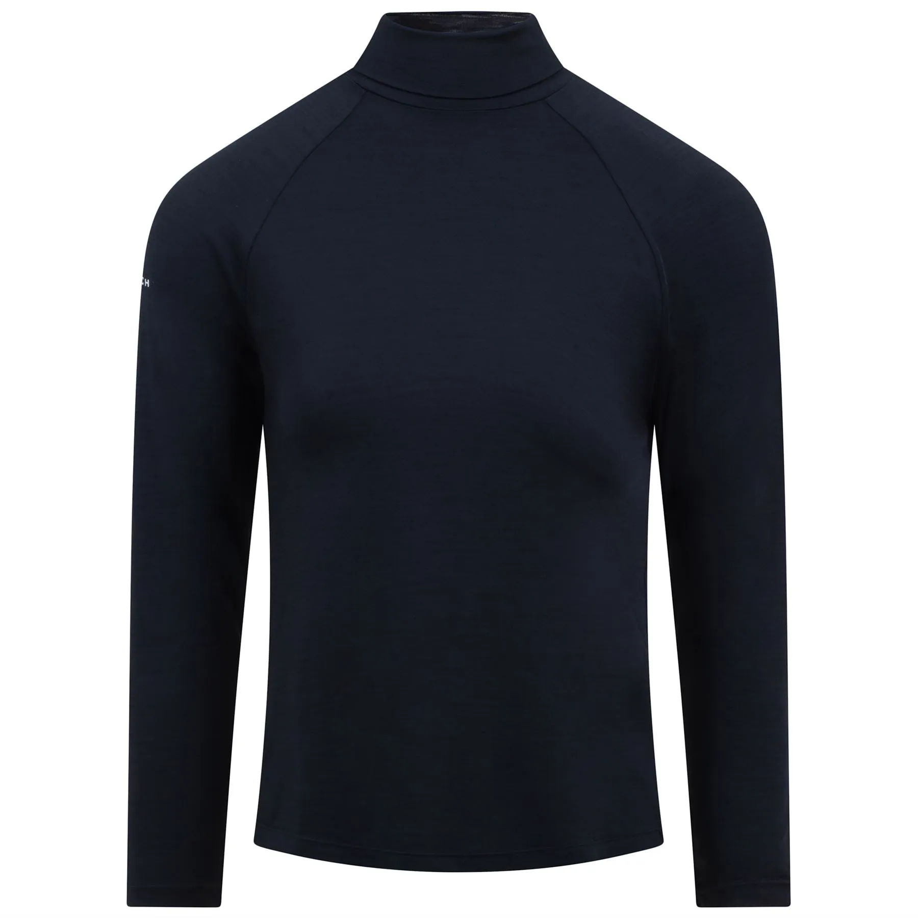Womens Hailey Regular Fit Turtleneck Long Sleeve Polo Black - AW24