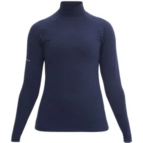 Womens Hailey Regular Fit Turtleneck Long Sleeve Polo Navy - AW24
