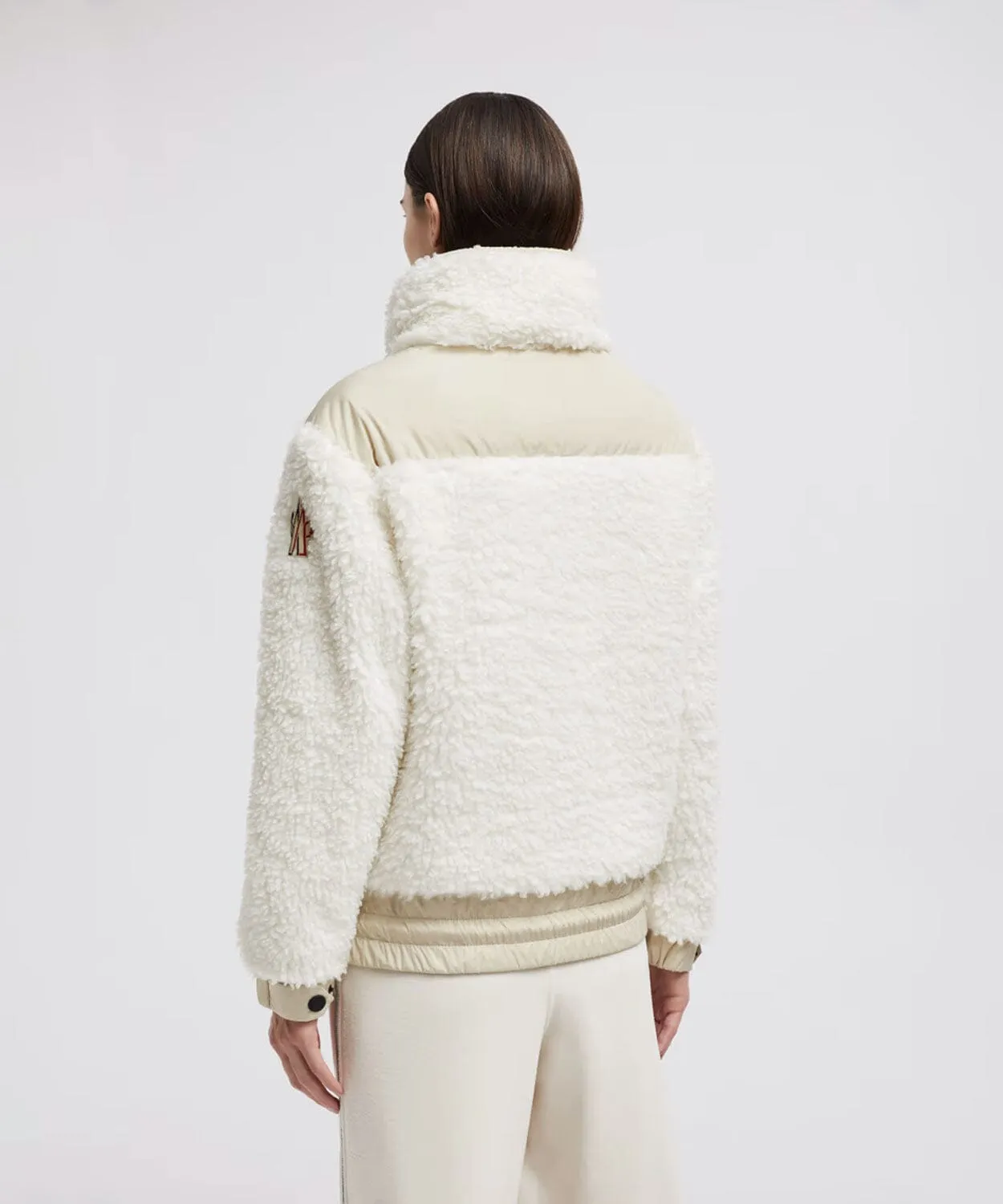 Women's Padded Teddy Zip-Up Cardigan