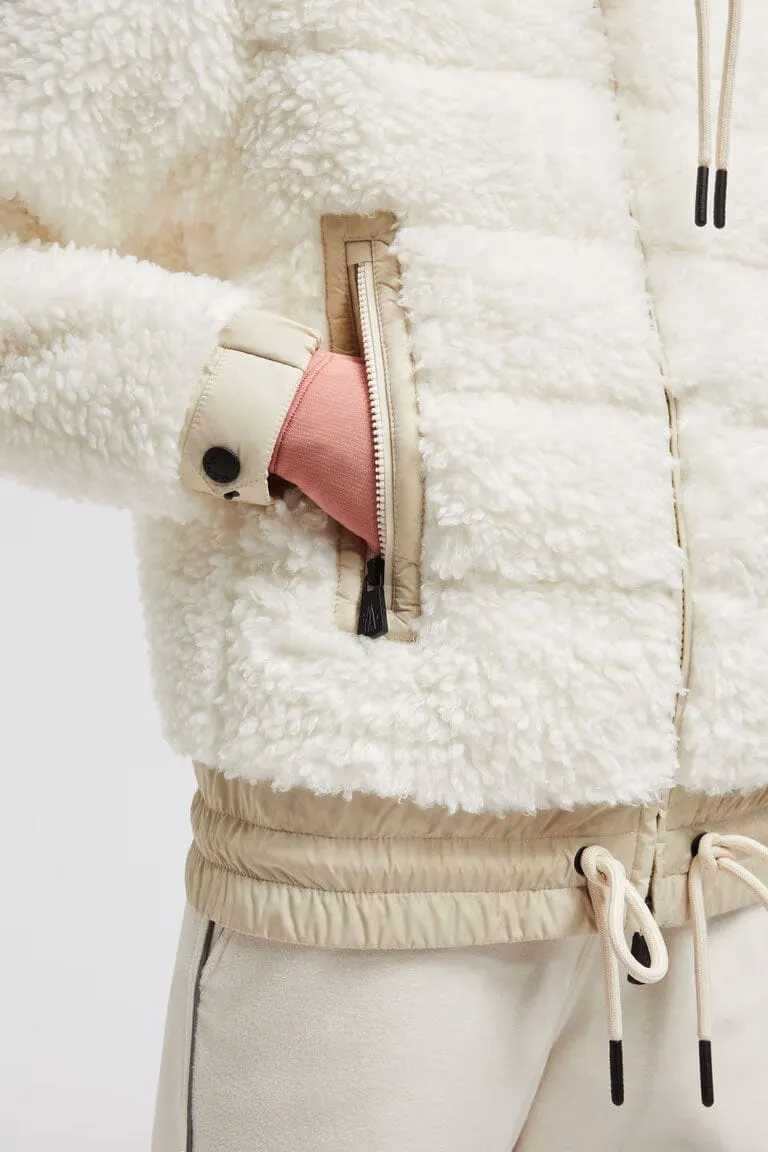 Women's Padded Teddy Zip-Up Cardigan