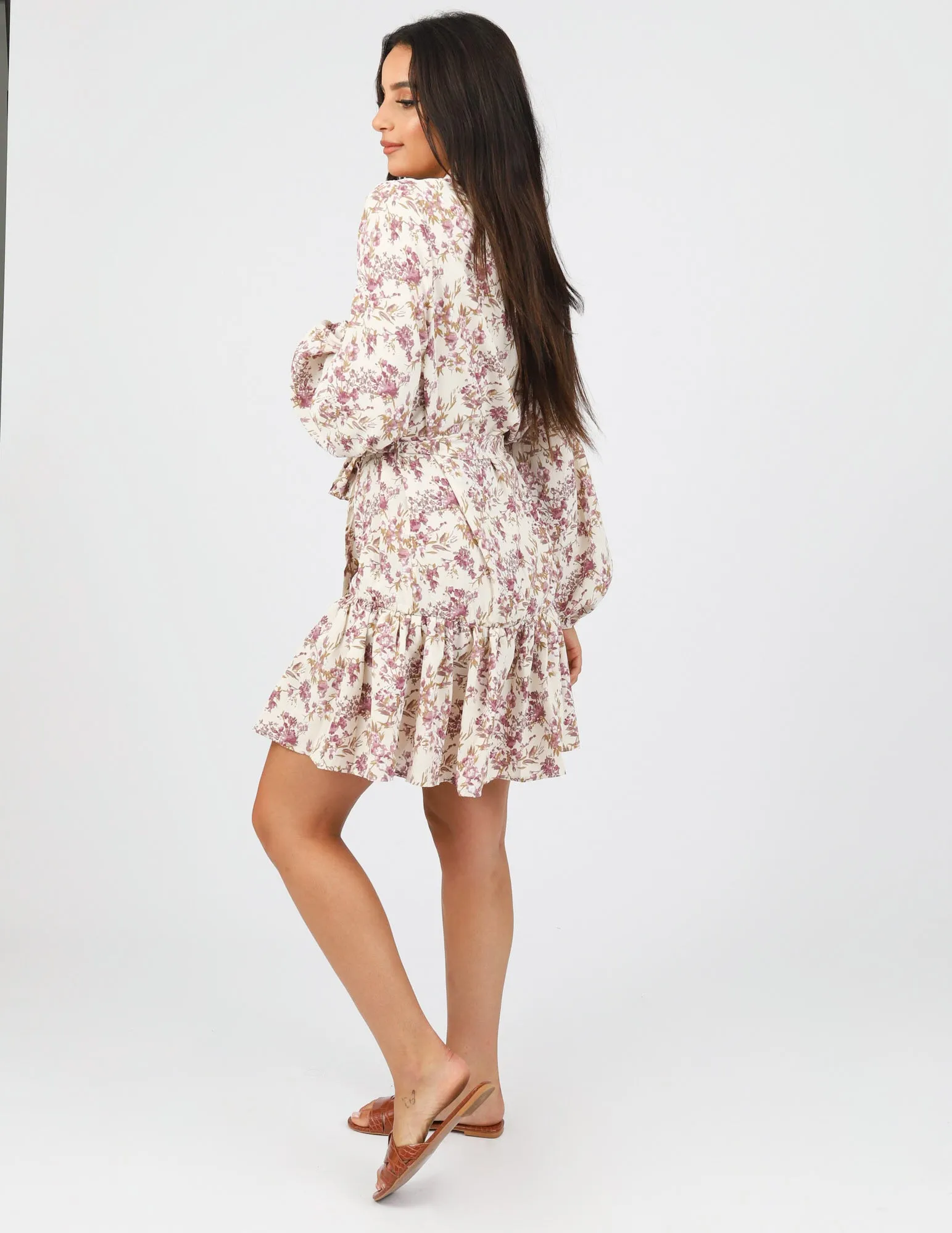 Zalli Frill Hem Shirt Dress